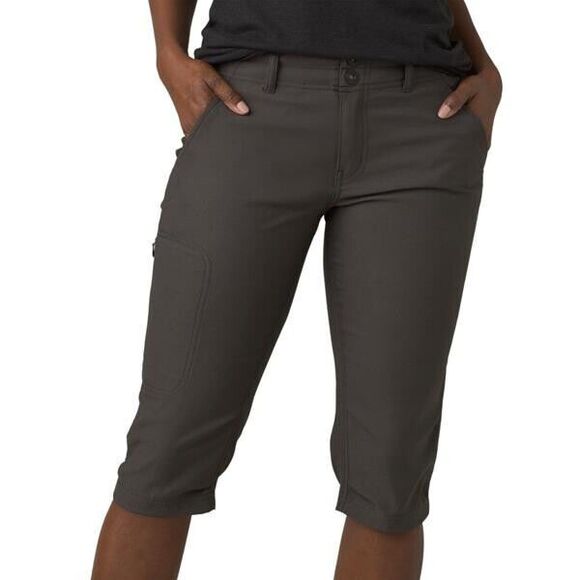 Womens 4 New NWT Embark Hike Shorts Pocket Long UPF 50 Trail Alana Prana Knicker - Picture 4 of 8